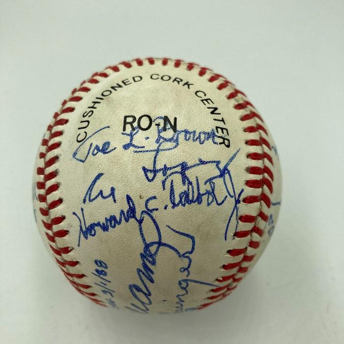 Hall Of Fame Veterans Committee Signed Baseball Ted Williams Stan Musial JSA