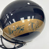 Kurt Warner Marshall Faulk Orlando Pace Signed St. Louis Rams FS Helmet JSA COA