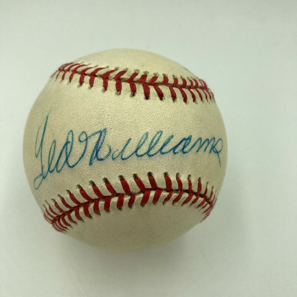 Ted Williams Signed Autographed Official American League Baseball UDA Upper Deck