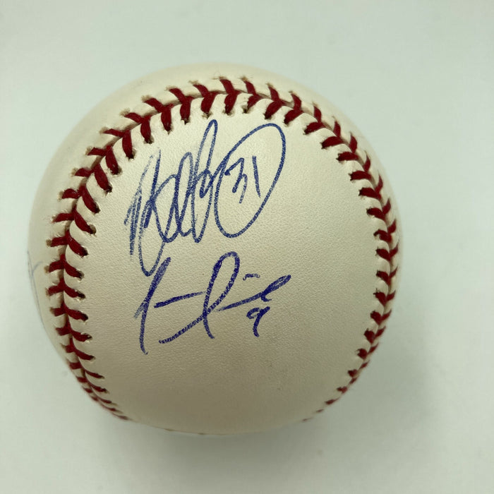 2003 Florida Marlins World Series Champs Multi Signed W.S. Baseball JSA COA