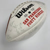 1993 San Francisco 49ers NFC West Champs Team Signed Football Jerry Rice JSA COA