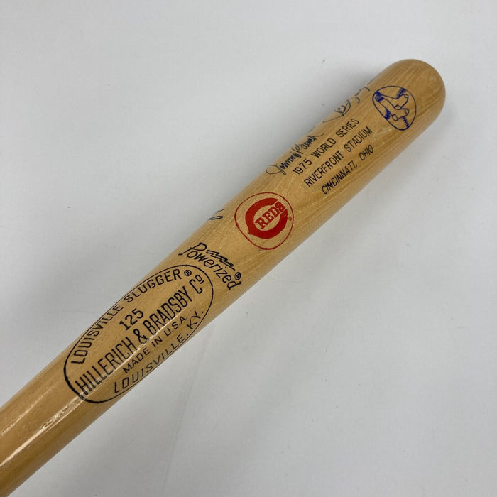 1975 Boston Red Sox vs. Cincinnati Reds Team Signed World Series Bat JSA COA