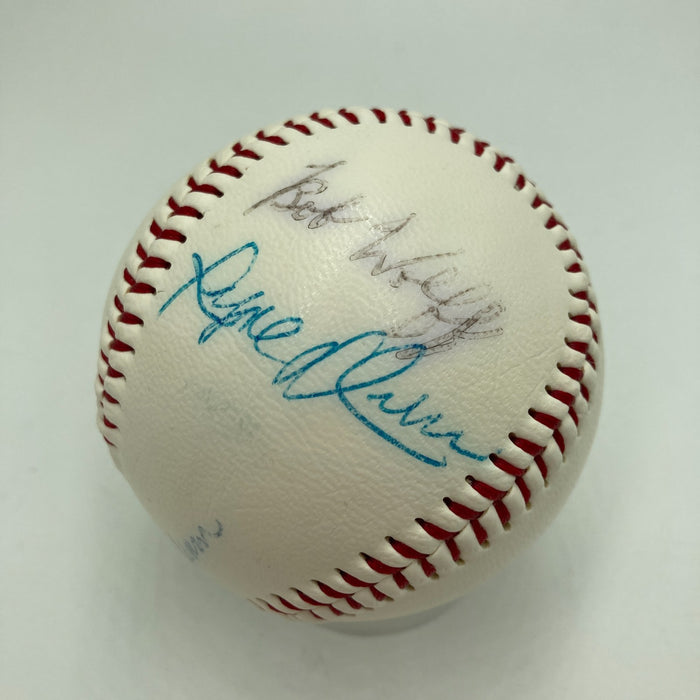 Donn Clendenon & Bob Wolff Signed Baseball