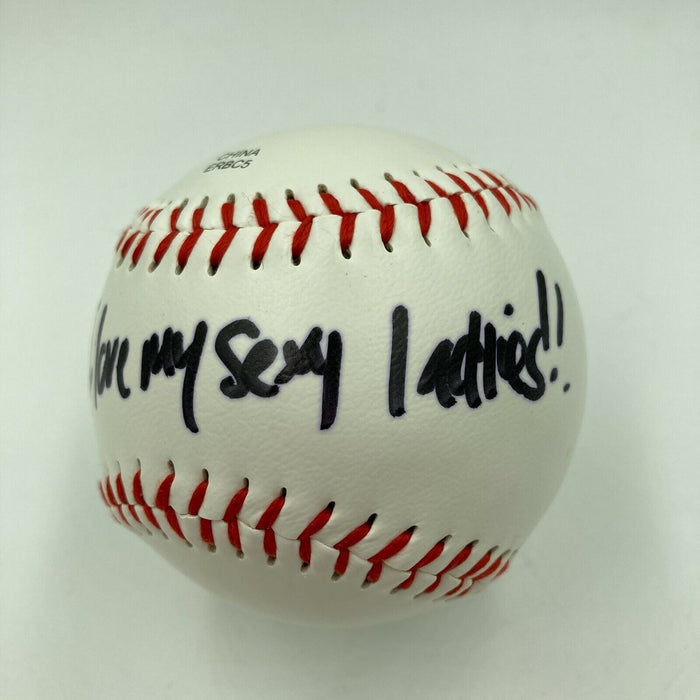 Morgan Lee Porn Star Signed Autographed Baseball