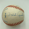 Nolan Ryan George Brett Robin Yount 1999 HOF Induction Signed Baseball PSA DNA