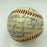 1950's HOF Multi Signed Baseball Joe Dimaggio Casey Stengel Ford Frick JSA COA