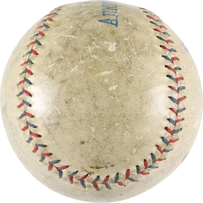 George Sisler Single Signed 1920's Official American League Baseball PSA DNA COA