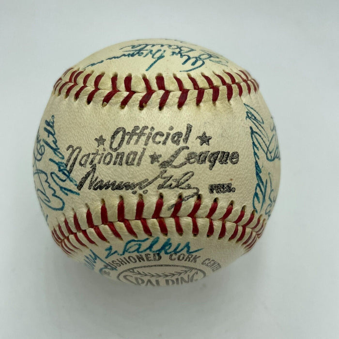 Beautiful 1961 St. Louis Cardinals Team Signed Baseball PSA DNA COA