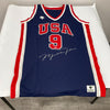 Michael Jordan Signed 1984 Team USA Olympics Game Model Jersey UDA COA