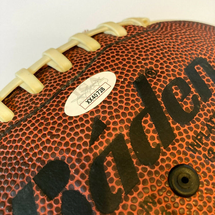 2005 Super Bowl Signed Football Dan Marino Gene Hackman Jack Kemp John Mccain