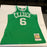 Bill Russell Signed Heavily Inscribed STATS Boston Celtics Jersey With JSA COA