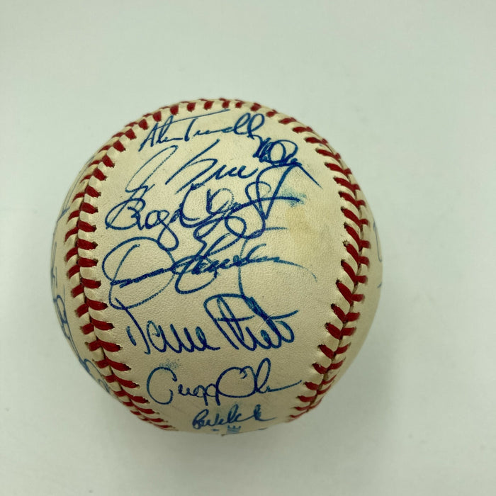 1990 All Star Game Team Signed Baseball Kirby Puckett Mark McGwire Ripken JSA