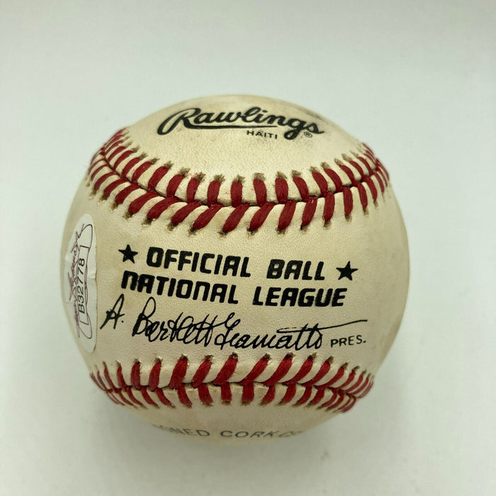 Sandy Koufax & Don Drysdale Signed National League Baseball JSA Sticker