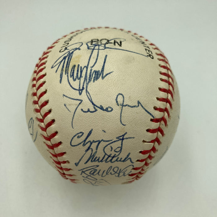 1995 Atlanta Braves World Series Champs Team Signed National League Baseball JSA
