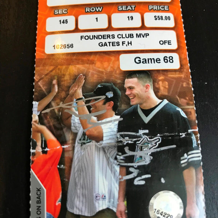 Anibal Sanchez Signed Original No Hitter Game Ticket 9/9/2006 MLB Authenticated