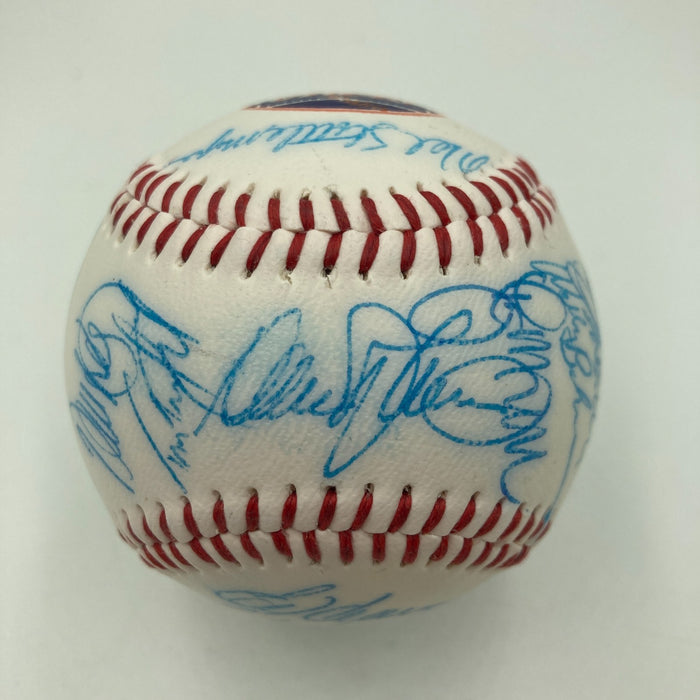 Vintage 1986 New York Mets World Series Champs Team Signed Baseball JSA COA