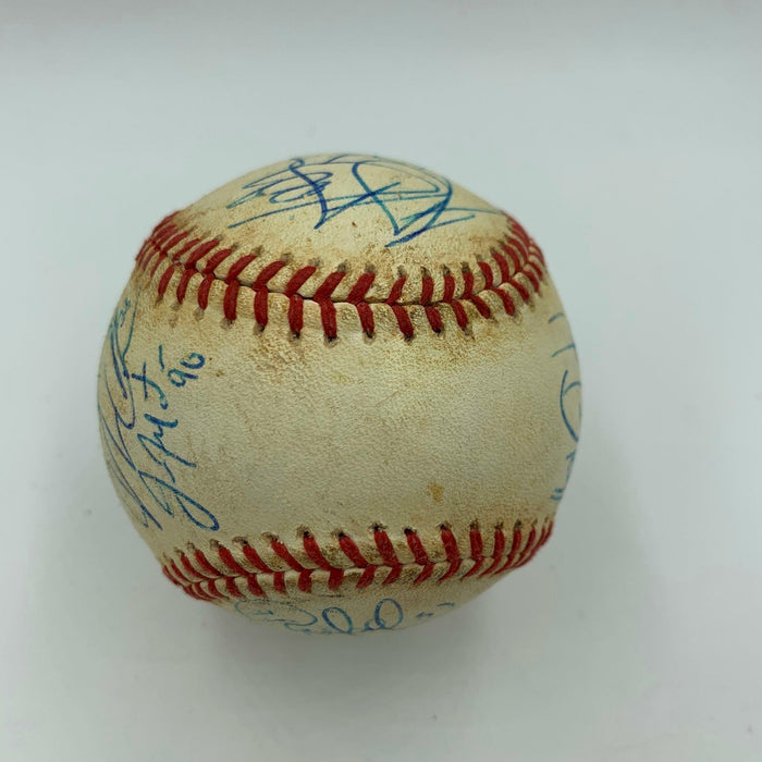 2016 Houston Astros Team Signed Game Used 50th Anniversary MLB Baseball JSA COA