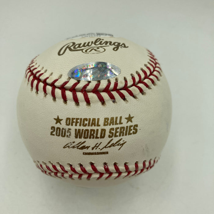 Tim Raines Signed Official 2005 World Series Baseball JSA COA