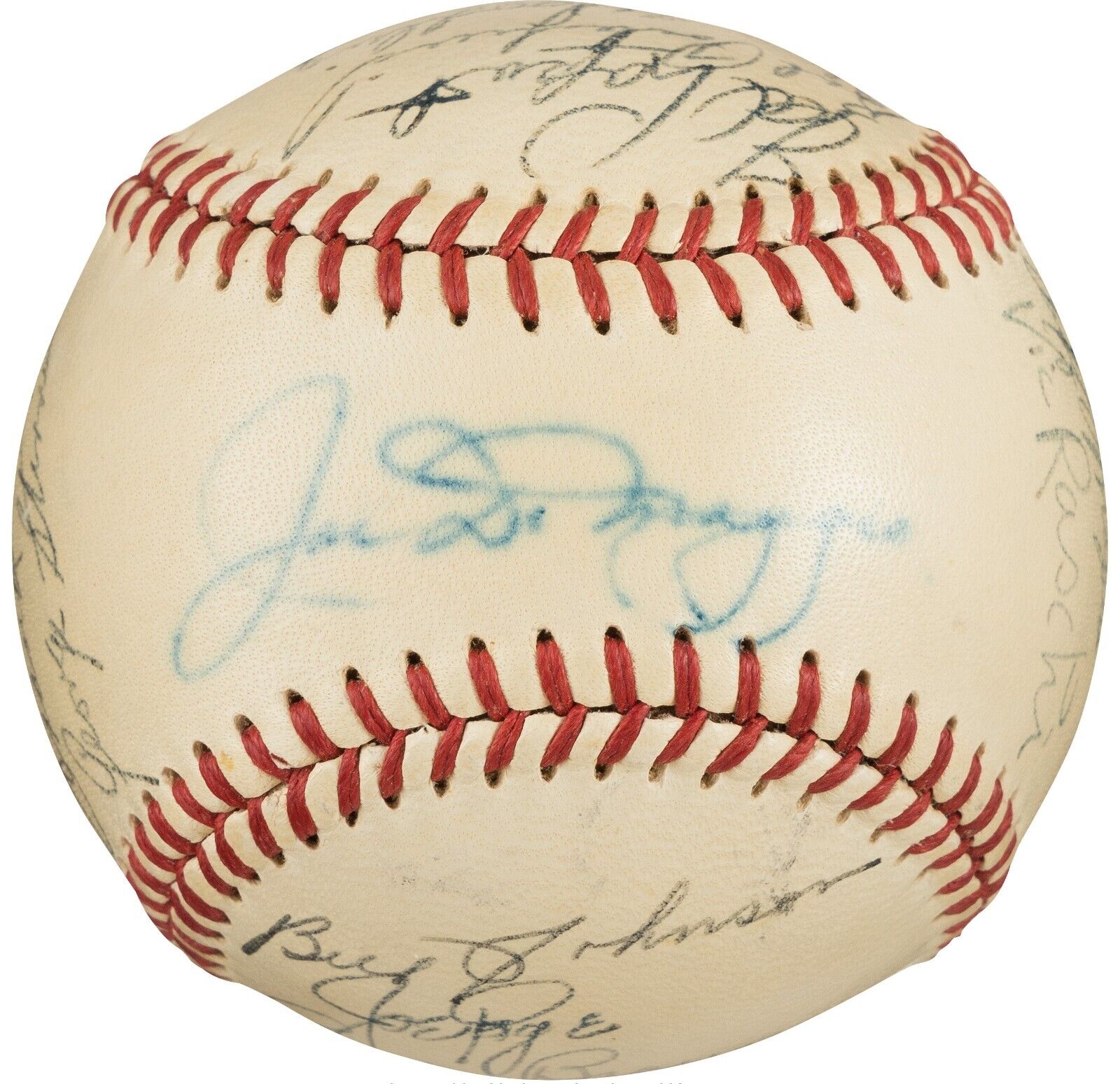 1949 New York Yankees World Series Champs Team Signed Baseball PSA DNA & Beckett