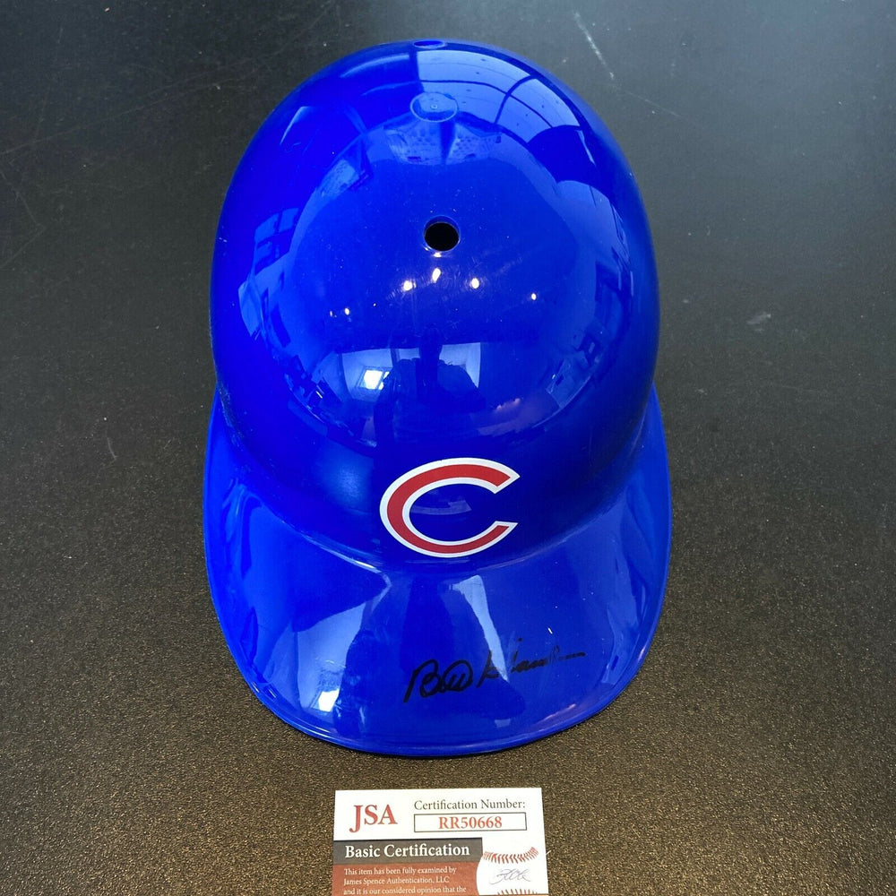Bill Hands Signed Full Size Chicago Cubs Baseball Helmet 1969 Cubs JSA COA