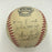 Nice 1946 New York Giants Team Signed Baseball Ernie Lombardi 24 Sigs JSA COA