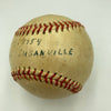 Satchel Paige Single Signed Vintage 1954 Minor League Baseball JSA COA