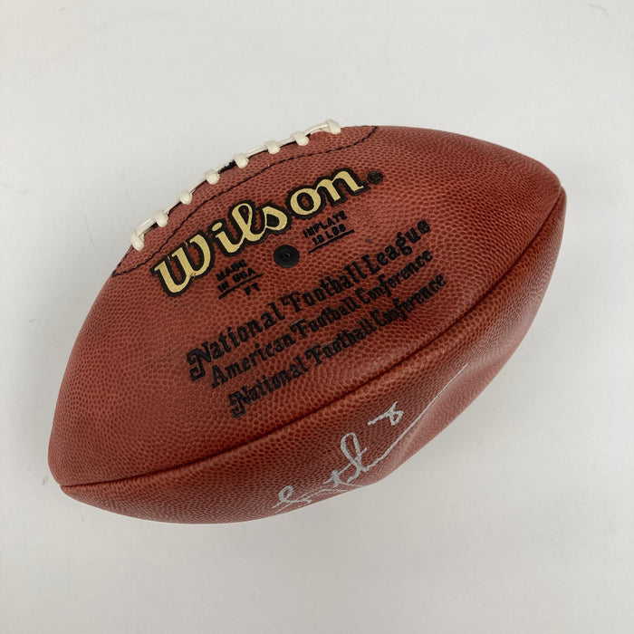 Troy Aikman Signed Official NFL Wilson Game Football JSA COA