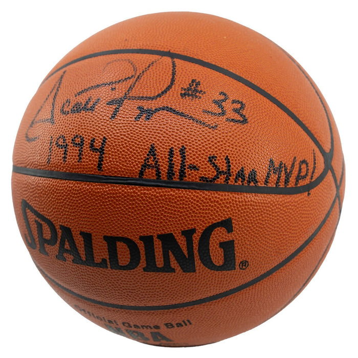 Scottie Pippen "1994 All-Star MVP" Signed Official NBA Game Basketball JSA COA