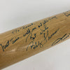 Willie Mays, Bobby Thomson & Ralph Branca Signed Baseball Bat JSA COA
