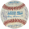 1961 New York Yankees World Series Champs Team Signed Baseball Mickey Mantle JSA