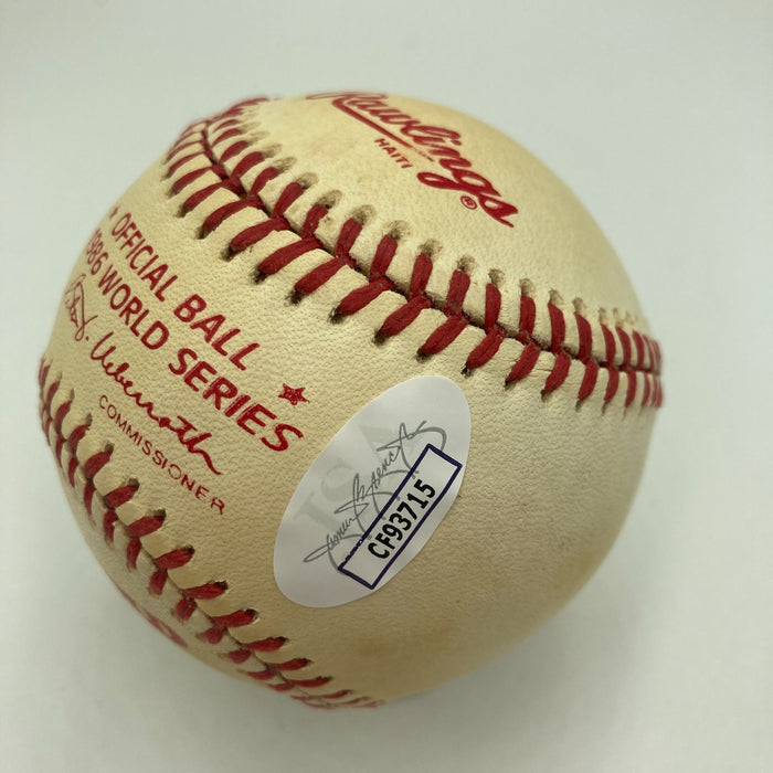 Bill Buckner & Mookie Wilson "This Ball Won It For Us" Signed W.S. Baseball JSA