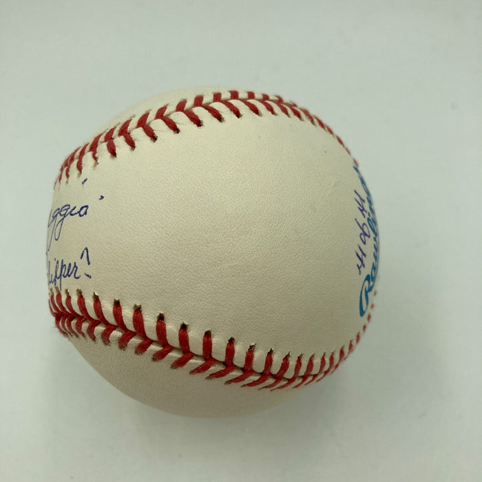 Mint Joe Dimaggio "Yankee Clipper" Signed American League Baseball #41/41 JSA