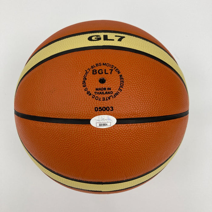 Lebron James "2008 USA Gold" Signed Olympics Basketball UDA #23/100 & JSA