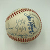 Beautiful No Hitter Pitchers Multi Signed Baseball 12 Sigs With Inscriptions JSA