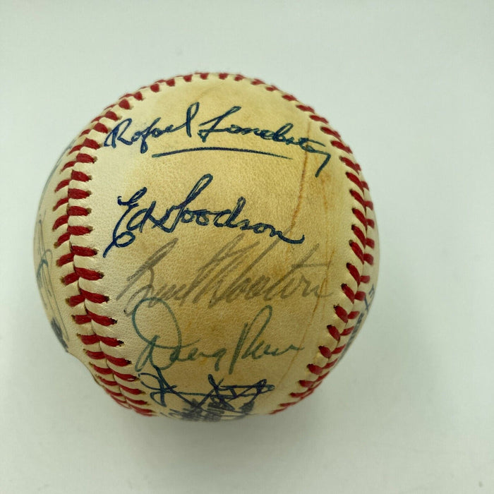 1977 Los Angeles Dodgers National League Champions Team Signed Baseball JSA COA