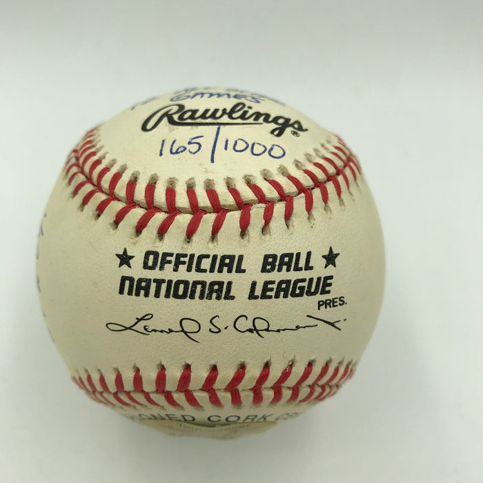 Rare Tom Seaver Signed Heavily Inscribed Career STAT Baseball With RJ COA