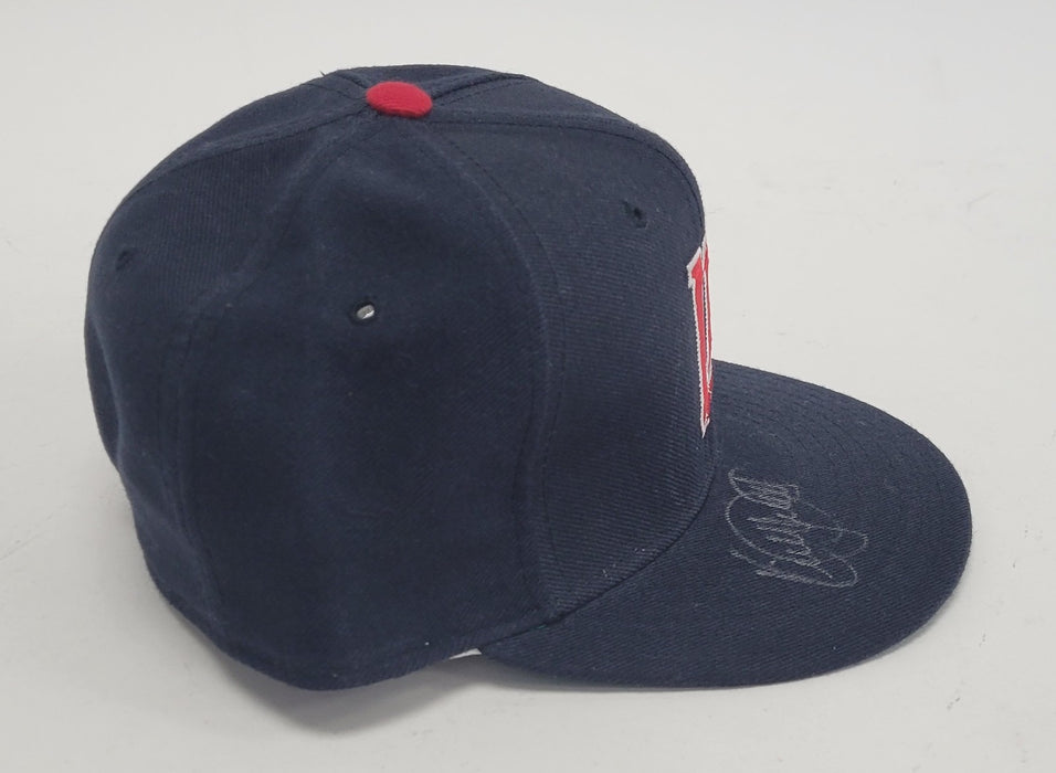 Kirby Puckett Signed Authentic Minnesota Twins Game Model Hat JSA COA