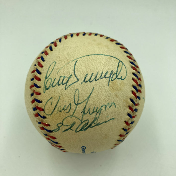 1984 Team USA Olympics Gold Team Signed Baseball Mark Mcgwire Barry Larkin JSA