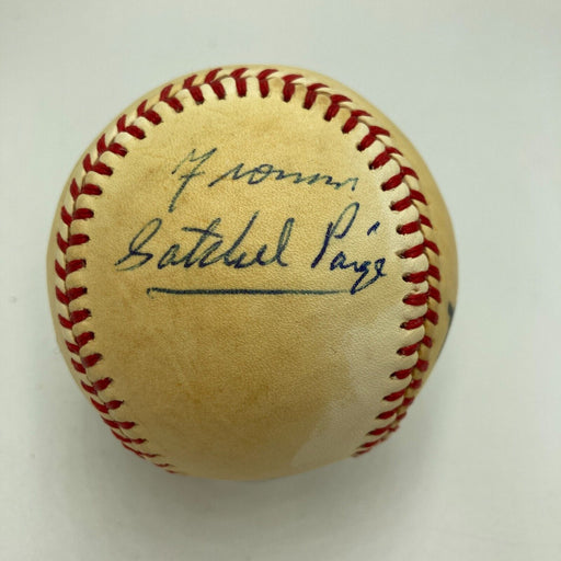 Satchel Paige Signed Vintage Official League Baseball JSA COA