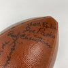 1947 Chicago Cardinals NFL Champions Team Signed Game Football JSA COA