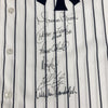 1999 New York Yankees Team Signed World Series Jersey Derek Jeter JSA COA