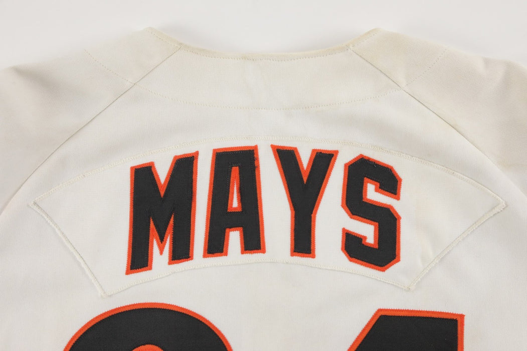Willie Mays Signed San Francisco Giants 1989 Game Model Jersey PSA DNA COA