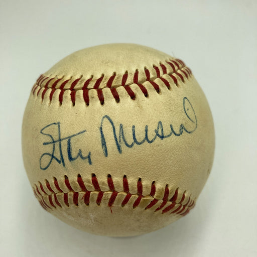 Stan Musial Signed 1950's Official National League Giles Baseball JSA COA