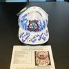 1996 New York Yankees Team Signed World Series Hat With Derek Jeter JSA COA