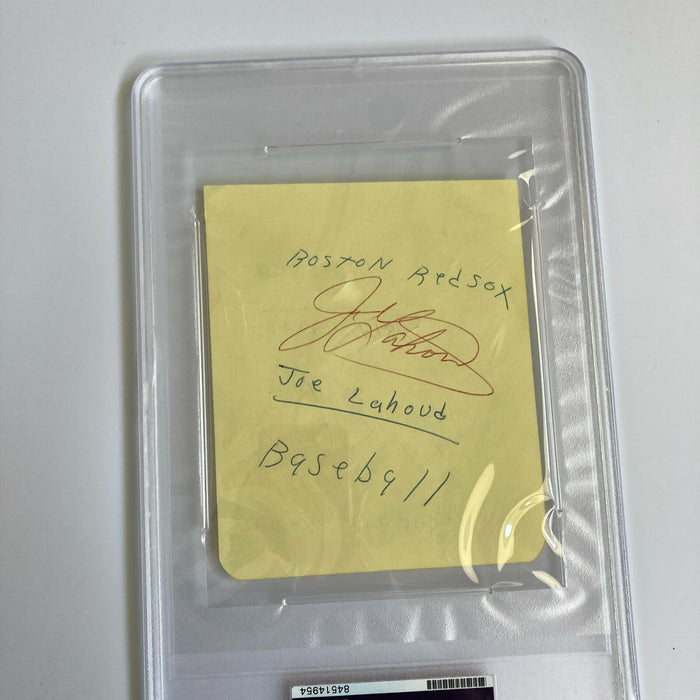 1969 Carlton Pudge Fisk Rookie Era Signed Autographed Page PSA DNA