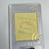 1969 Carlton Pudge Fisk Rookie Era Signed Autographed Page PSA DNA