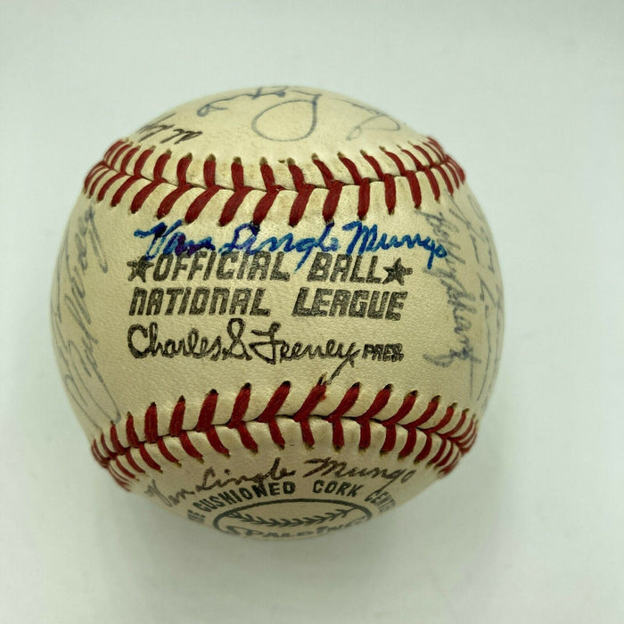 Mickey Mantle New York Hall Of Fame Legends Multi Signed Baseball 33 Sigs JSA