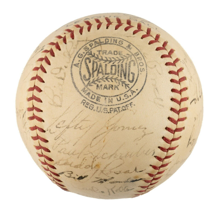 1939 New York Yankees World Series Champs Team Signed Baseball PSA DNA COA