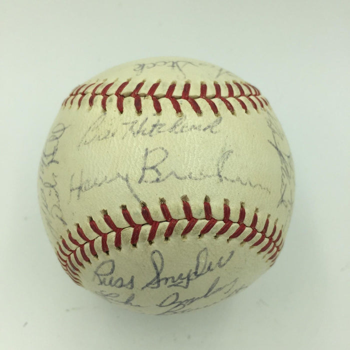 Rare 1963 Baltimore Orioles Team Signed American League Baseball PSA DNA COA