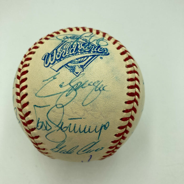 1993 Toronto Blue Jays World Series Champs Team Signed Baseball JSA COA